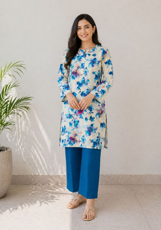 Aqua  Lawn 2-Piece Suit